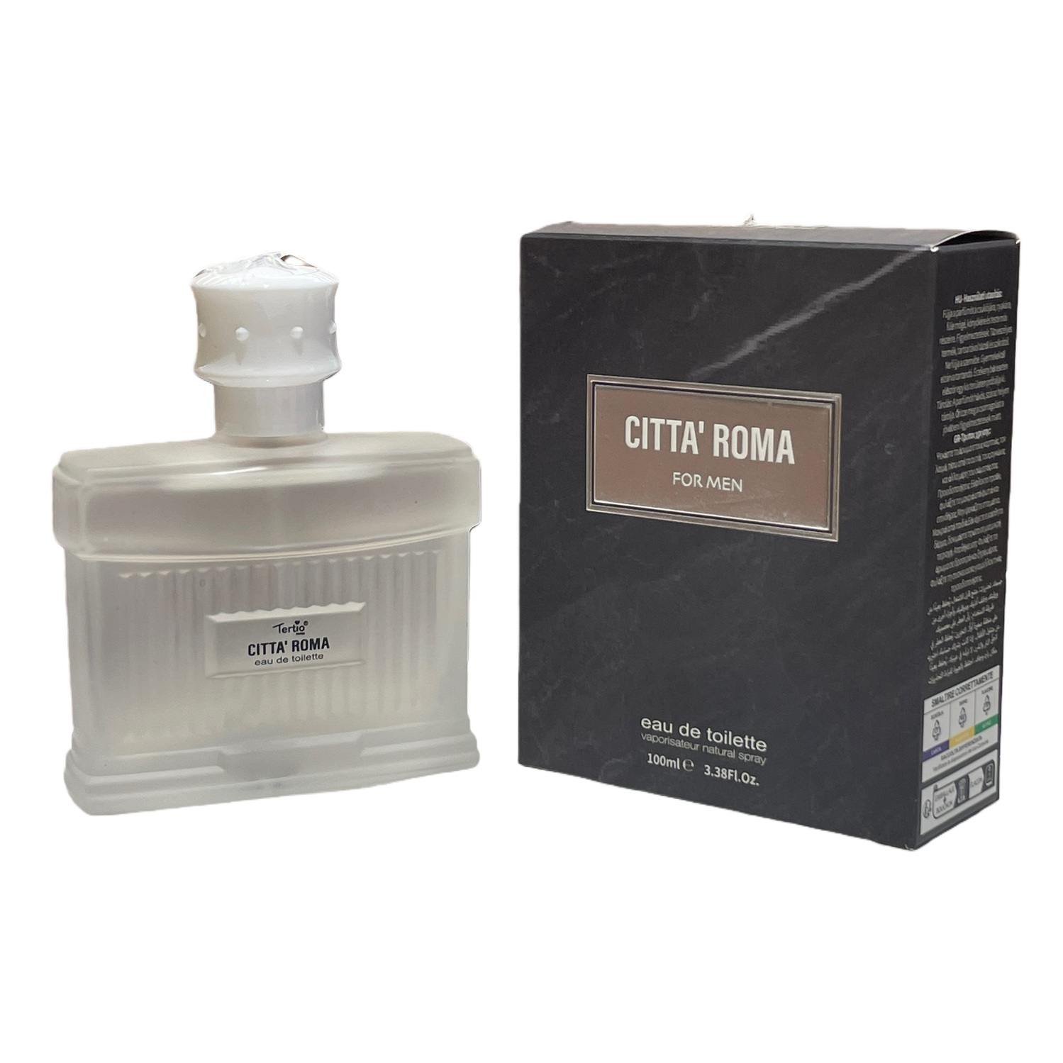 The elegant fragrance gift box comes in a white matte bottle perfume with a black packaging box Item Picture