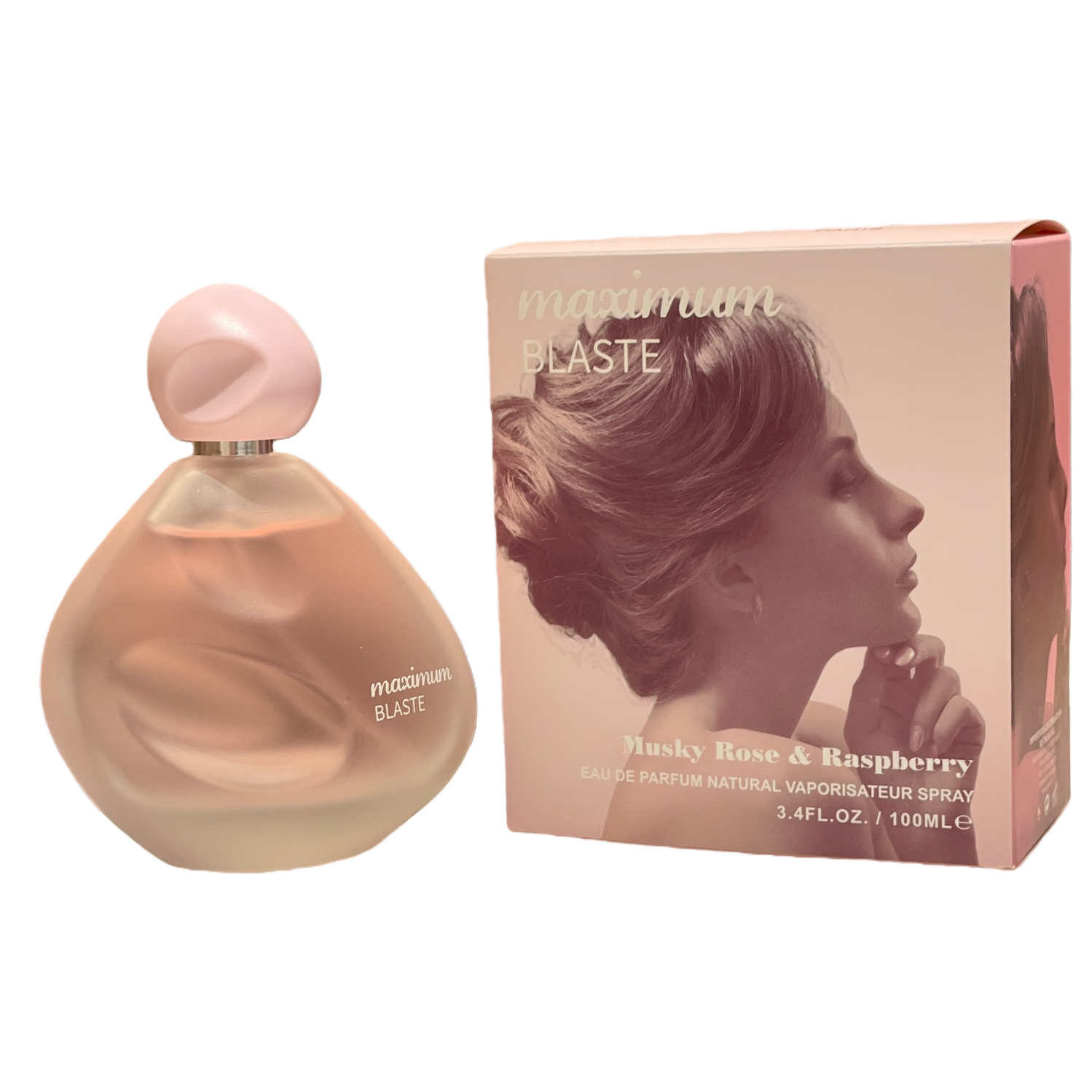 The pink perfume bottle with an elegant gift box is suitable for mainstream perfume brands Item Picture
