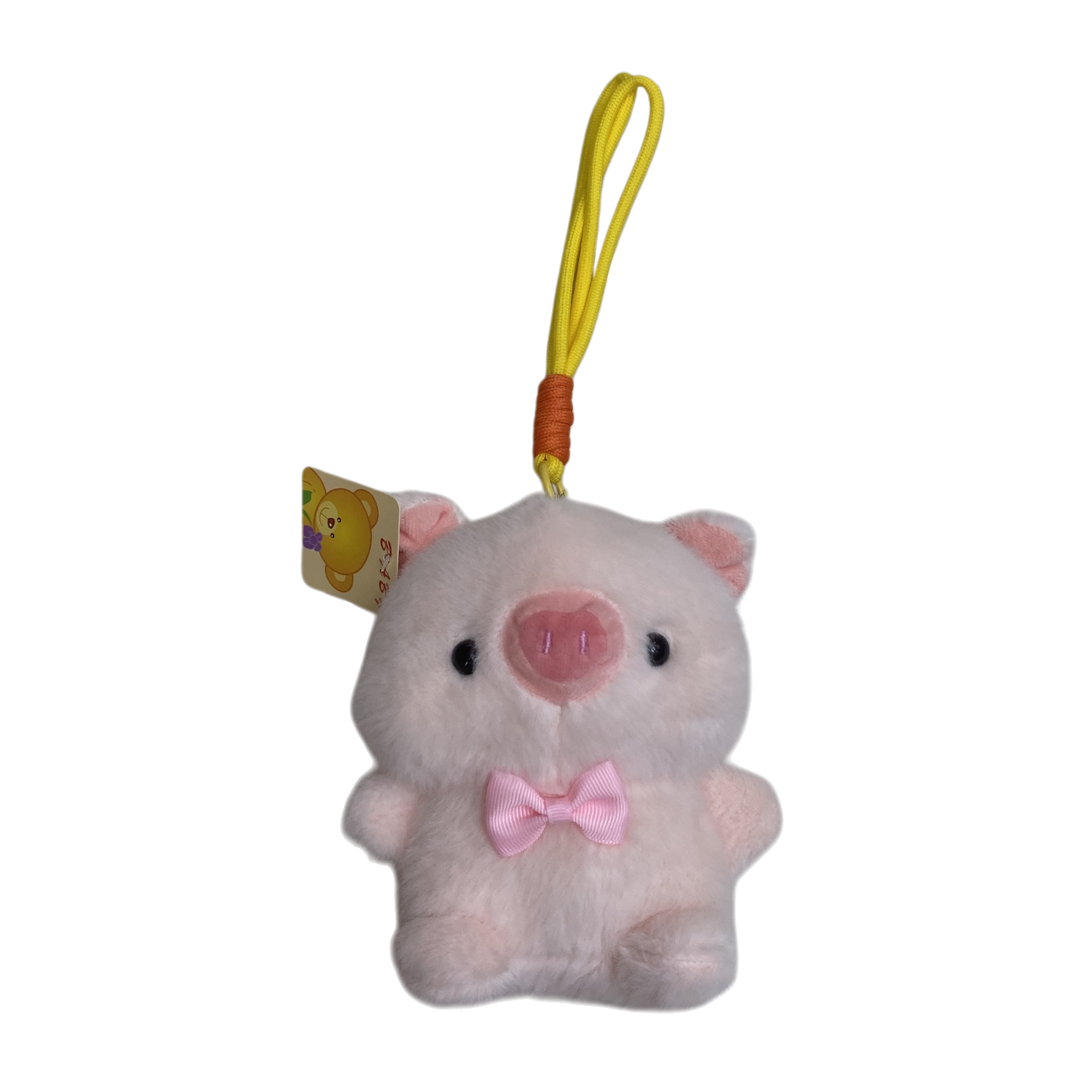 Pink plush little pig pendant, cute and fun keychain bag, decorative plush toy Item Picture