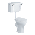 The white toilet has a smooth glaze and is easy to clean. It is a classic model for household bathrooms Item Picture
