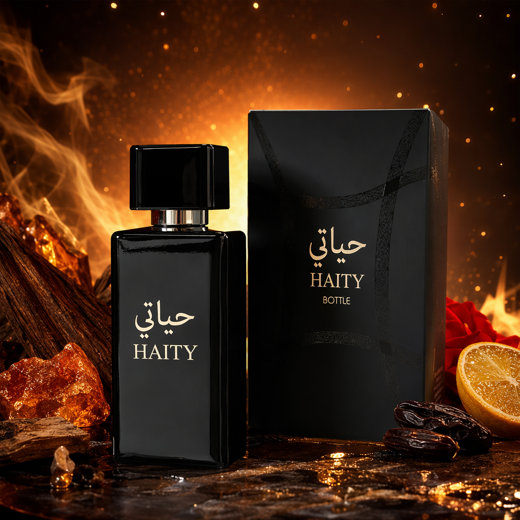 ح ا ي ا ي HAITY BOTTLE черн дух и коробк 100 мл EAU де PARFUM Specification image
