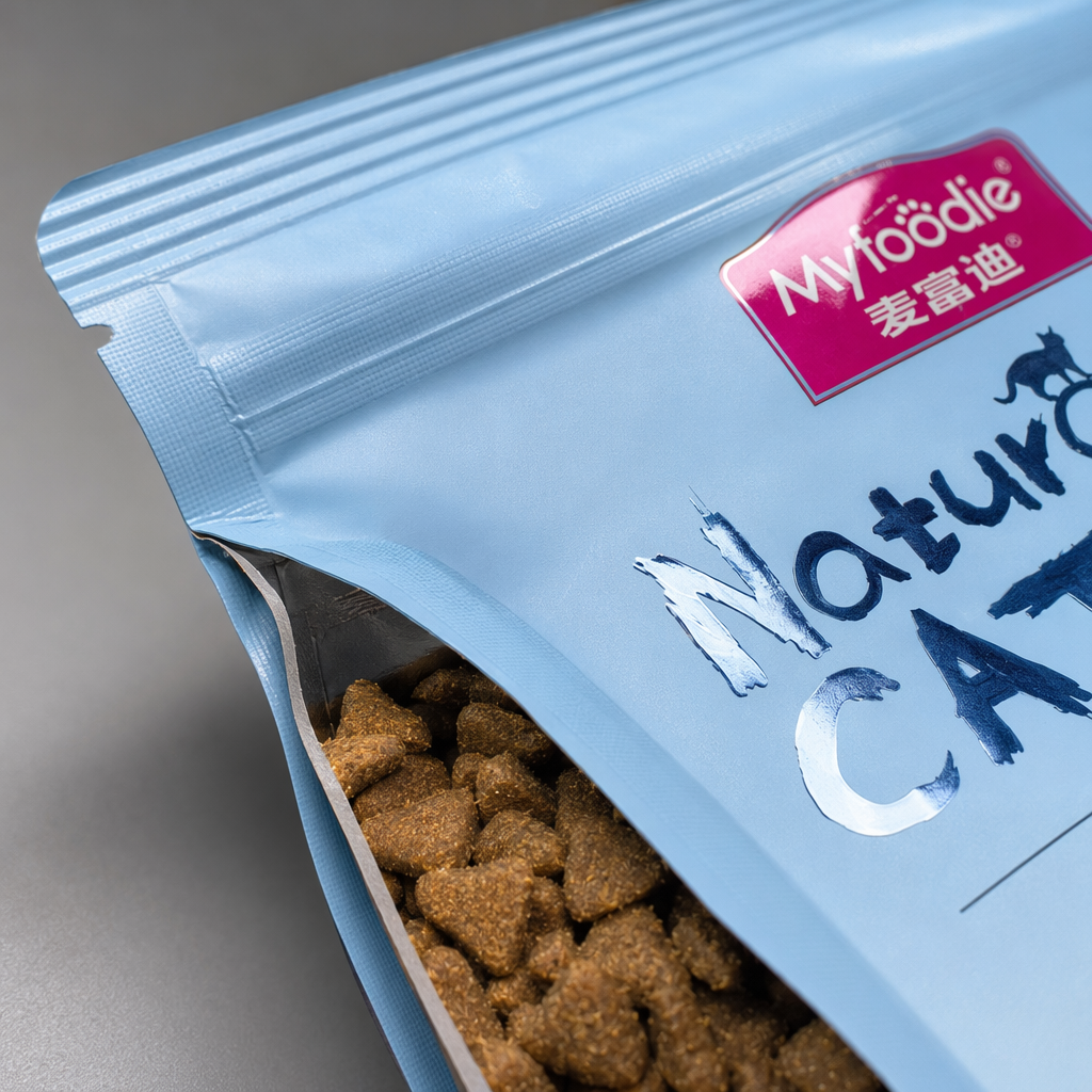 Blue cat food bagged, natural, grain-free, specially designed for adult cats with balanced nutrition Application Scenario