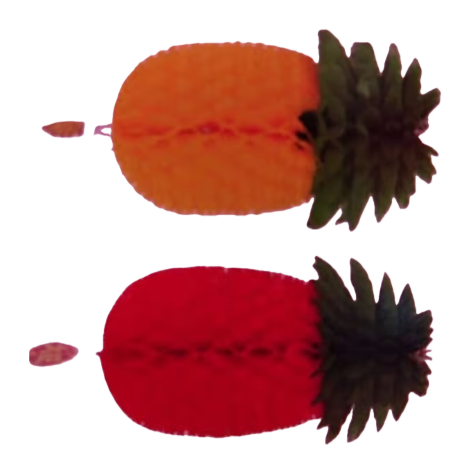 Fresh fruit gift box set with orange pineapple and red pineapple in two colors Item Picture