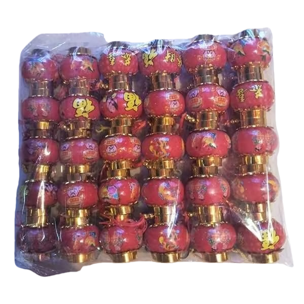 مهرجان الفانوس الأحمر الصغير مزخرف بمصابيح الهواء الط Item Picture