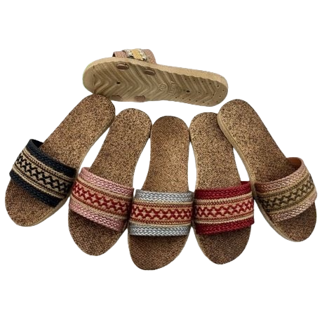 تنسج الملونة مع النعال الناعم من أجل منع التزحلق في الصيف Item Picture
