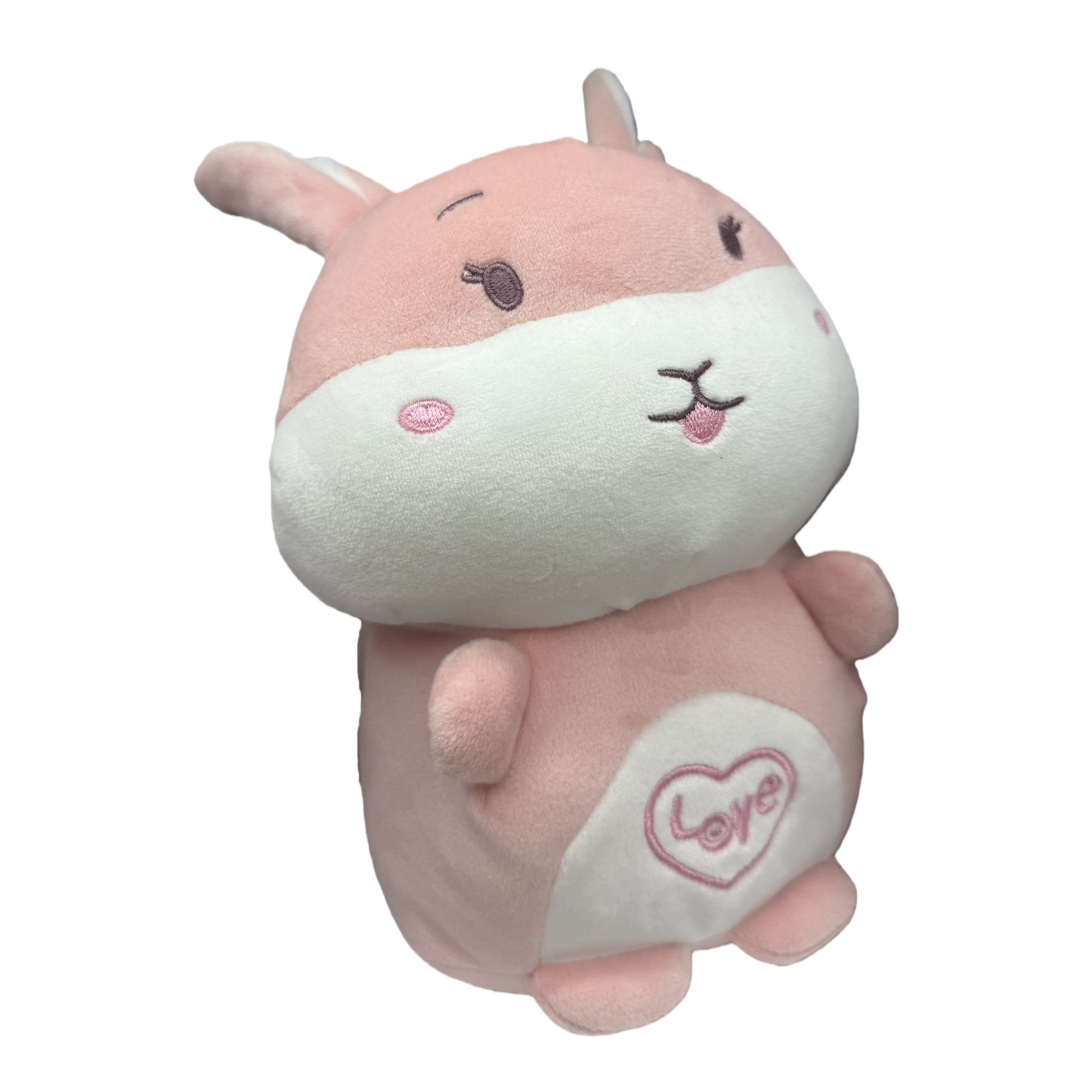 Pink plush toys, cute cartoon throw pillows, plush figurines, plush dolls Item Picture