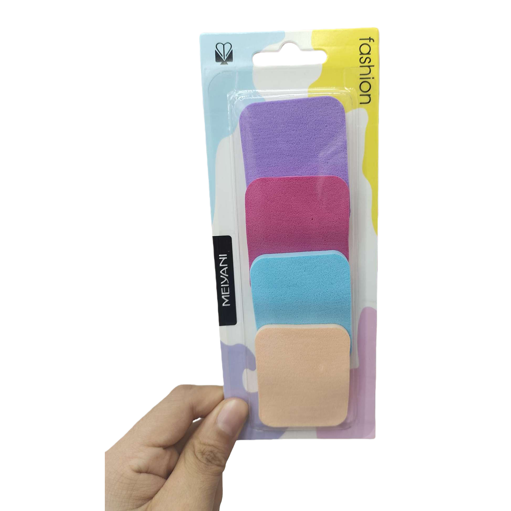 Colorful makeup sponge set, multi-color beauty egg powder puff, makeup removal and cleaning tools Item Picture