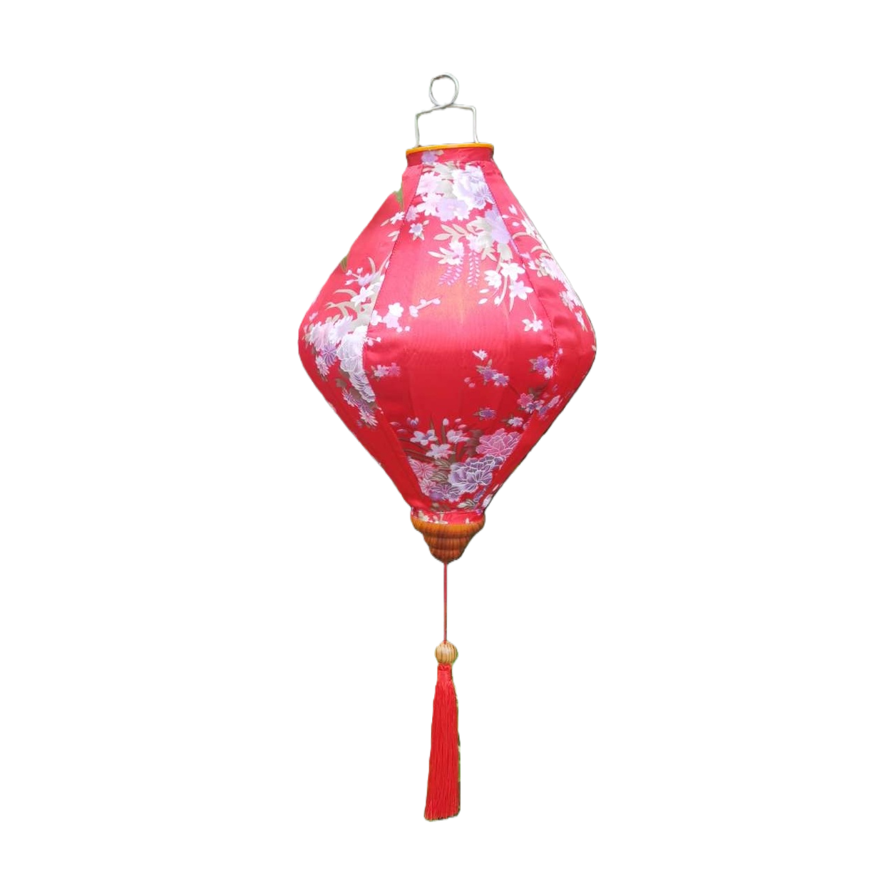 Red flower-patterned lanterns are traditional Chinese festive decorations for home hanging Item Picture