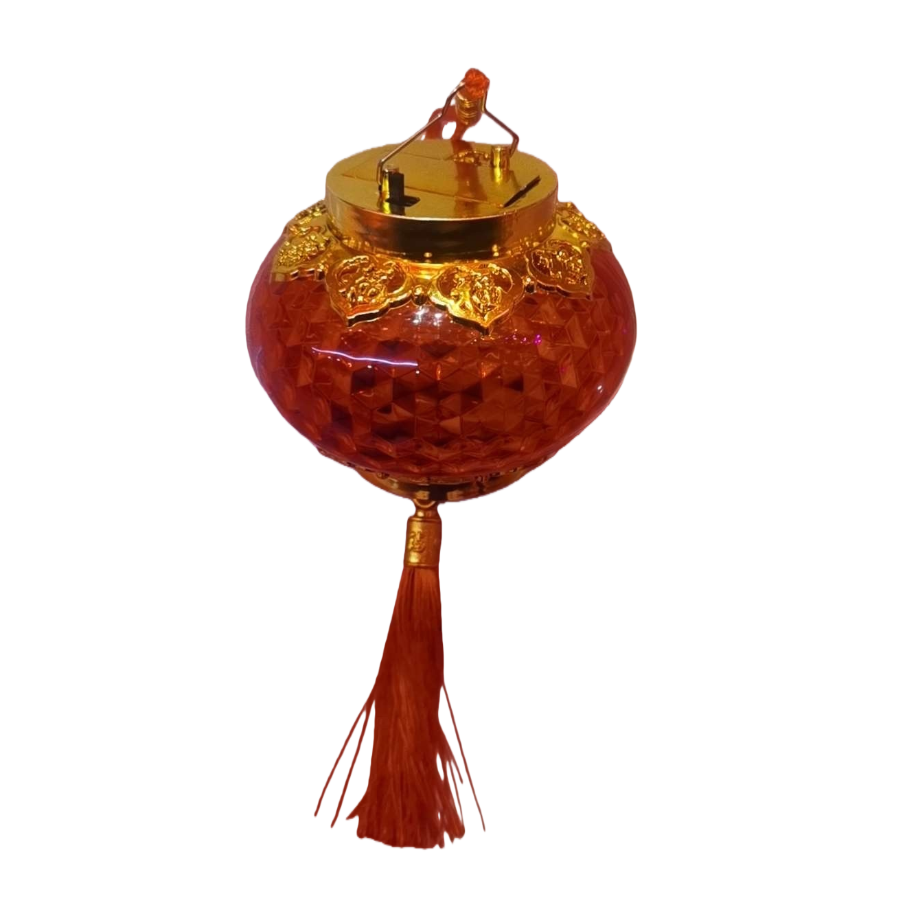 Golden decorative lanterns are suitable for indoor festive occasions and are applicable to living rooms, balconies and courtyards Item Picture