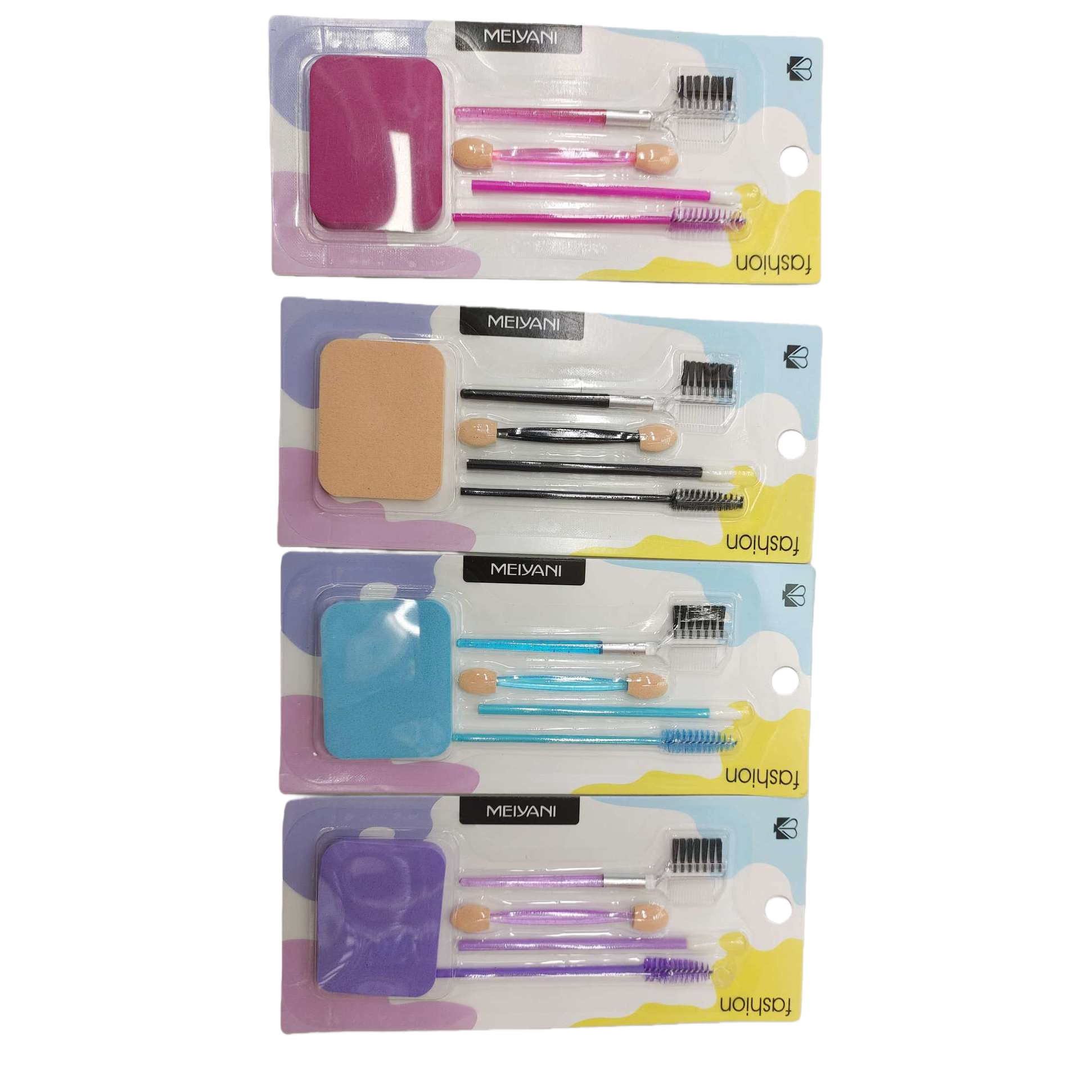 Colorful makeup tool set, multi-functional makeup brush combination, portable storage Item Picture