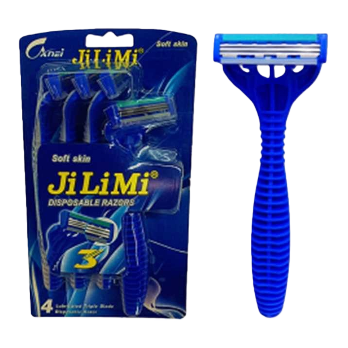 Blue metal body shaver for men's home use, silent and comfortable veneer Item Picture