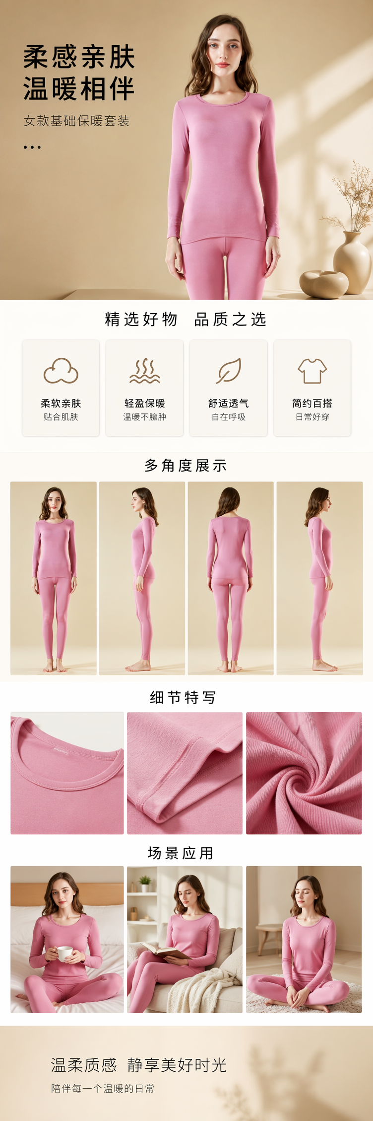 肤色黑色玫红三色可选上衣详情1