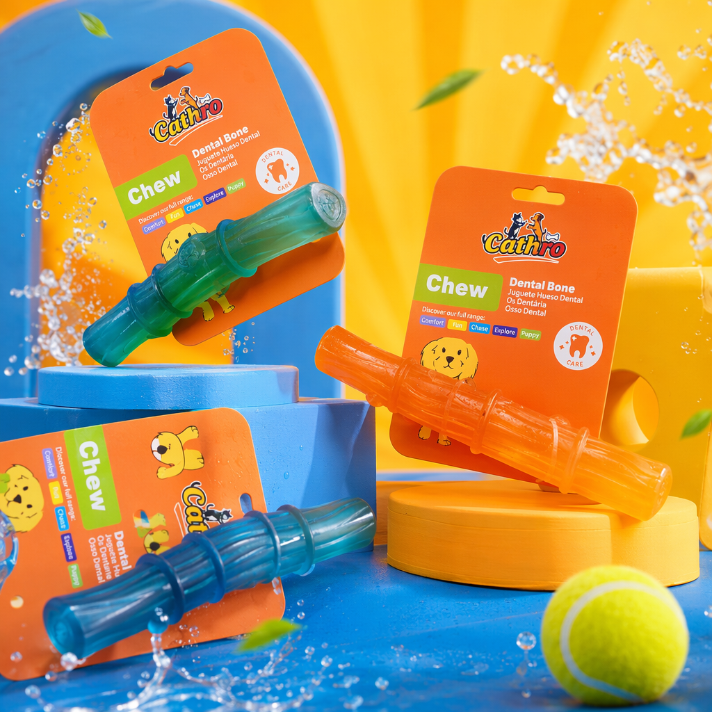 Colorful straight branches, large jelly, gradient color pet teething toys, teeth grinding, teeth cleaning, durable and specially designed for dogs details Picture