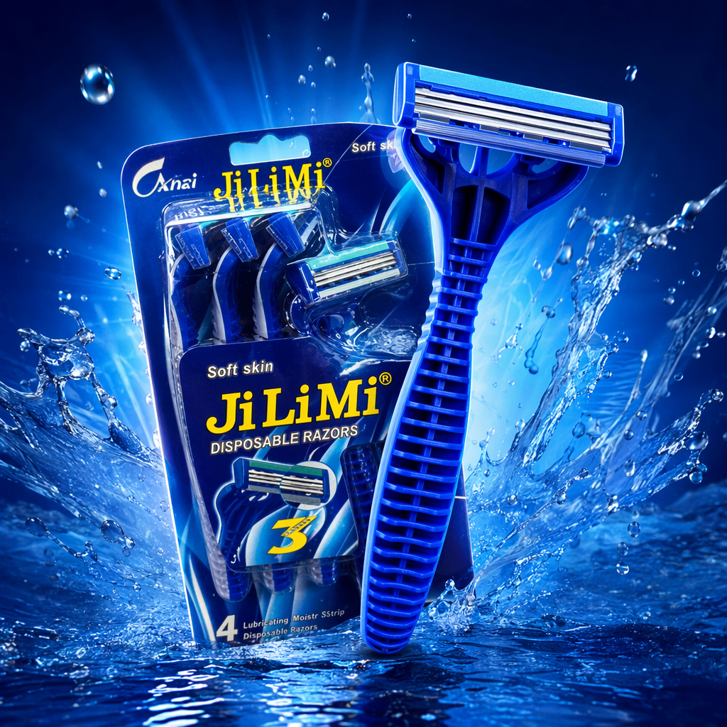 Blue metal body shaver for men's home use, silent and comfortable veneer Specification image