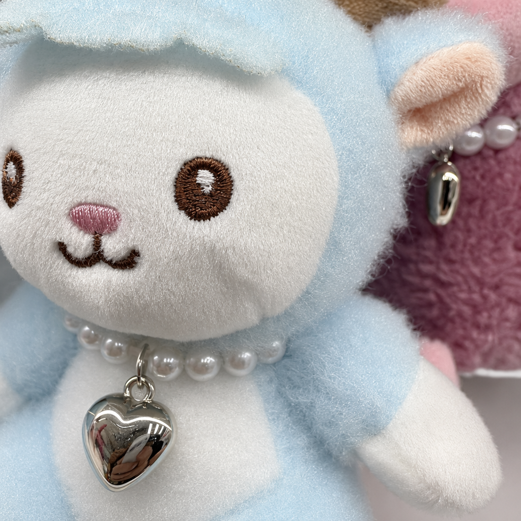 Azul claro peluche oveja muñeca cute holder peluche juguete para niños regalo Application Scenario