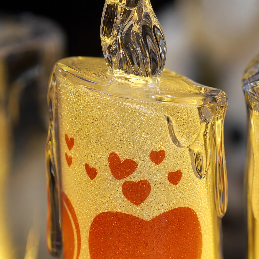 Luminous candle decorations, creative home atmosphere lights, festival party supplies Application Scenario