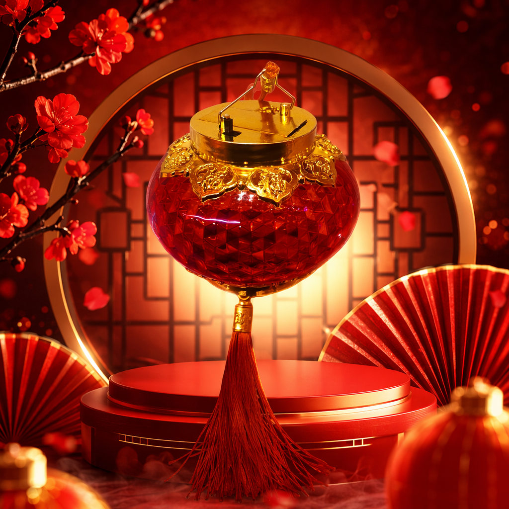 Golden decorative lanterns are suitable for indoor festive occasions and are applicable to living rooms, balconies and courtyards Specification image