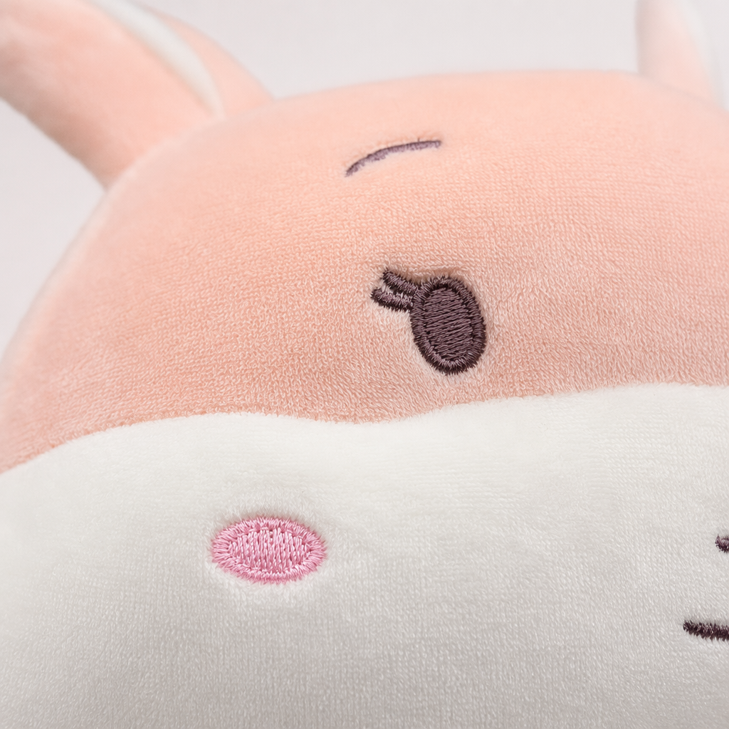 Pink plush toys, cute cartoon throw pillows, plush figurines, plush dolls Application Scenario