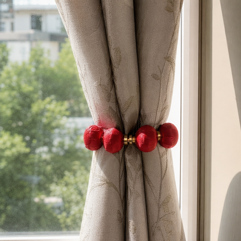 Red lanterns, Chinese-style hanging decorations, living room and courtyard decorative light strings, festival atmosphere lights details Picture