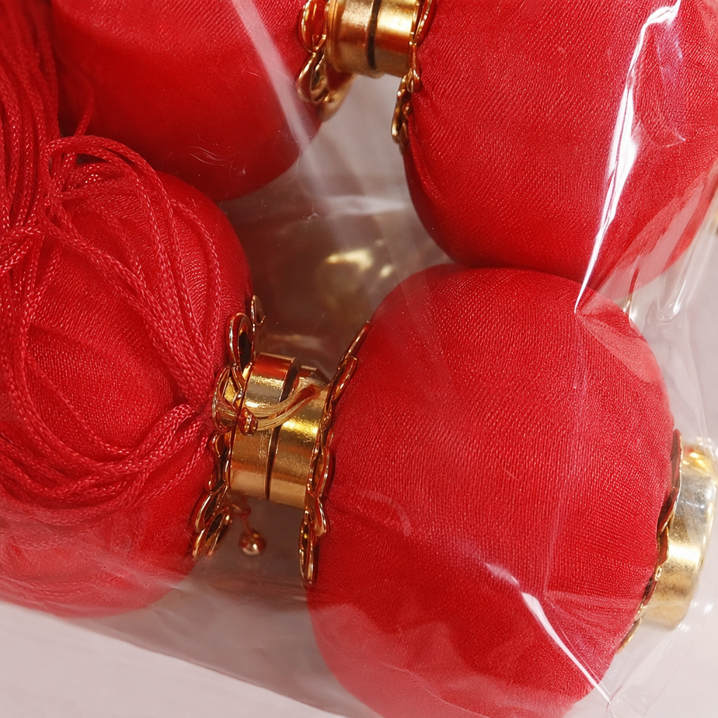 Red lanterns, Chinese-style hanging decorations, living room and courtyard decorative light strings, festival atmosphere lights Application Scenario