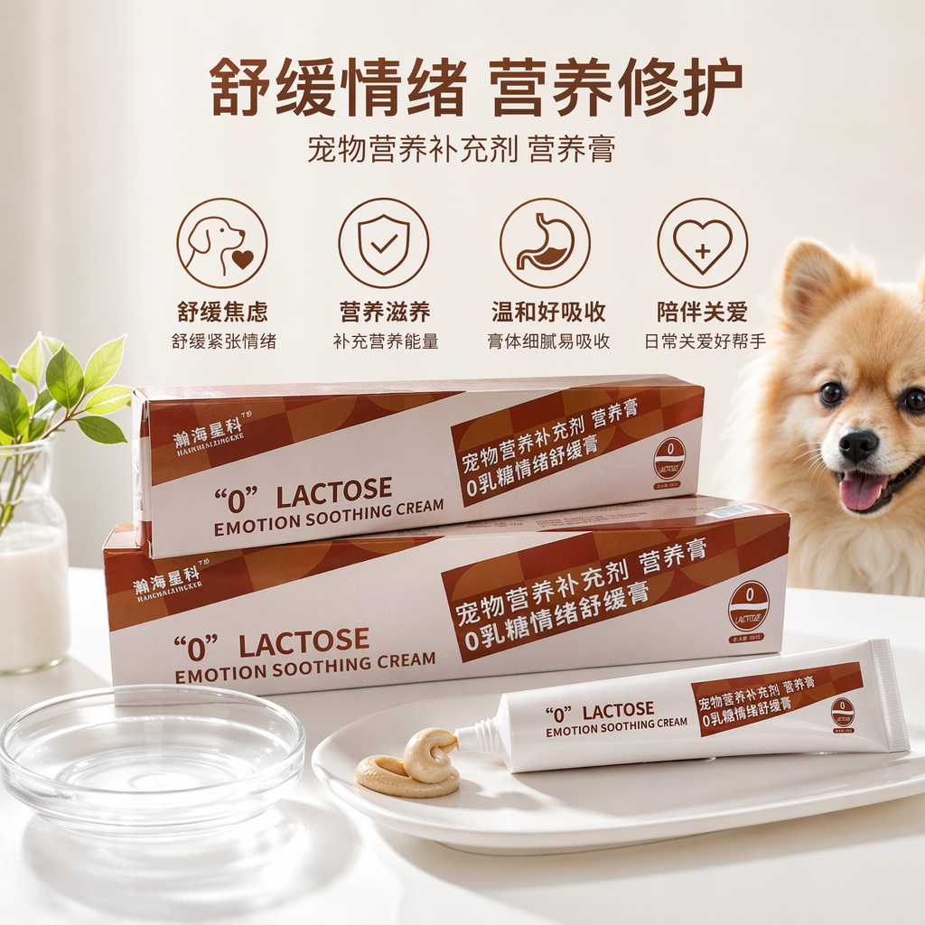 宠物抑情片现货母猫狗情绪舒缓片公猫狗乱尿乱叫发情期专用情绪舒缓膏保健品详情1