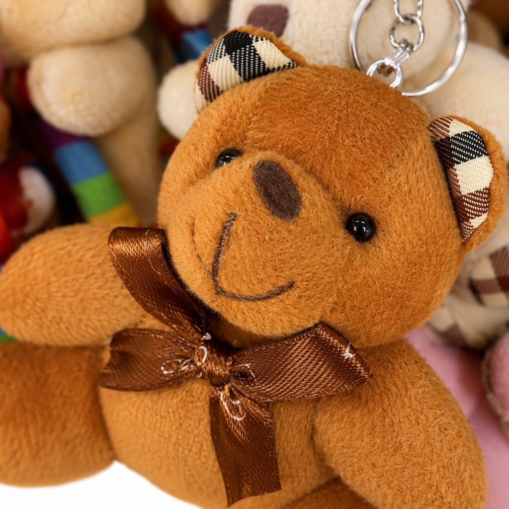 Brown bear peluche muñeca adorable almohada suave moe dormitorio decoración juguete Application Scenario