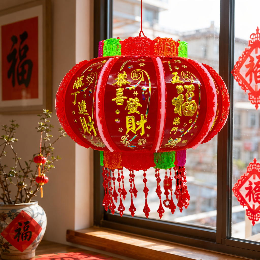 Red lanterns are suitable for home decoration, festivals and celebrations, and can be used outdoors, in courtyards and indoors details Picture
