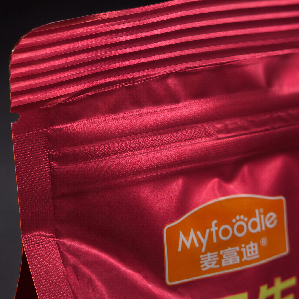 Red packaging bag dog food, specially designed nutritious and balanced dry food for pet dogs Application Scenario