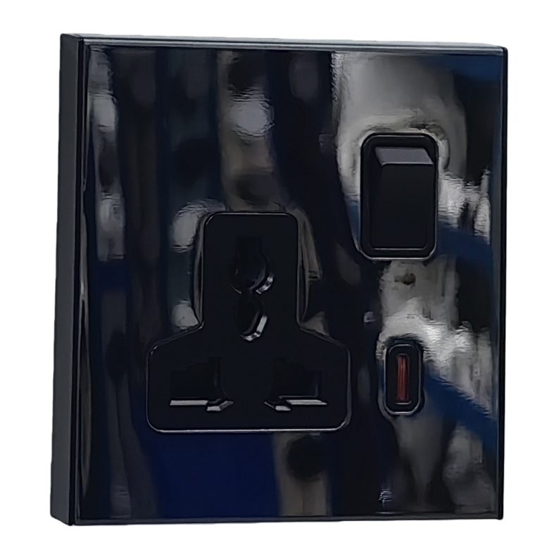 S15 espejo 13A multifuncional wall zócalo home office universal wall switch outlet especial para Item Picture