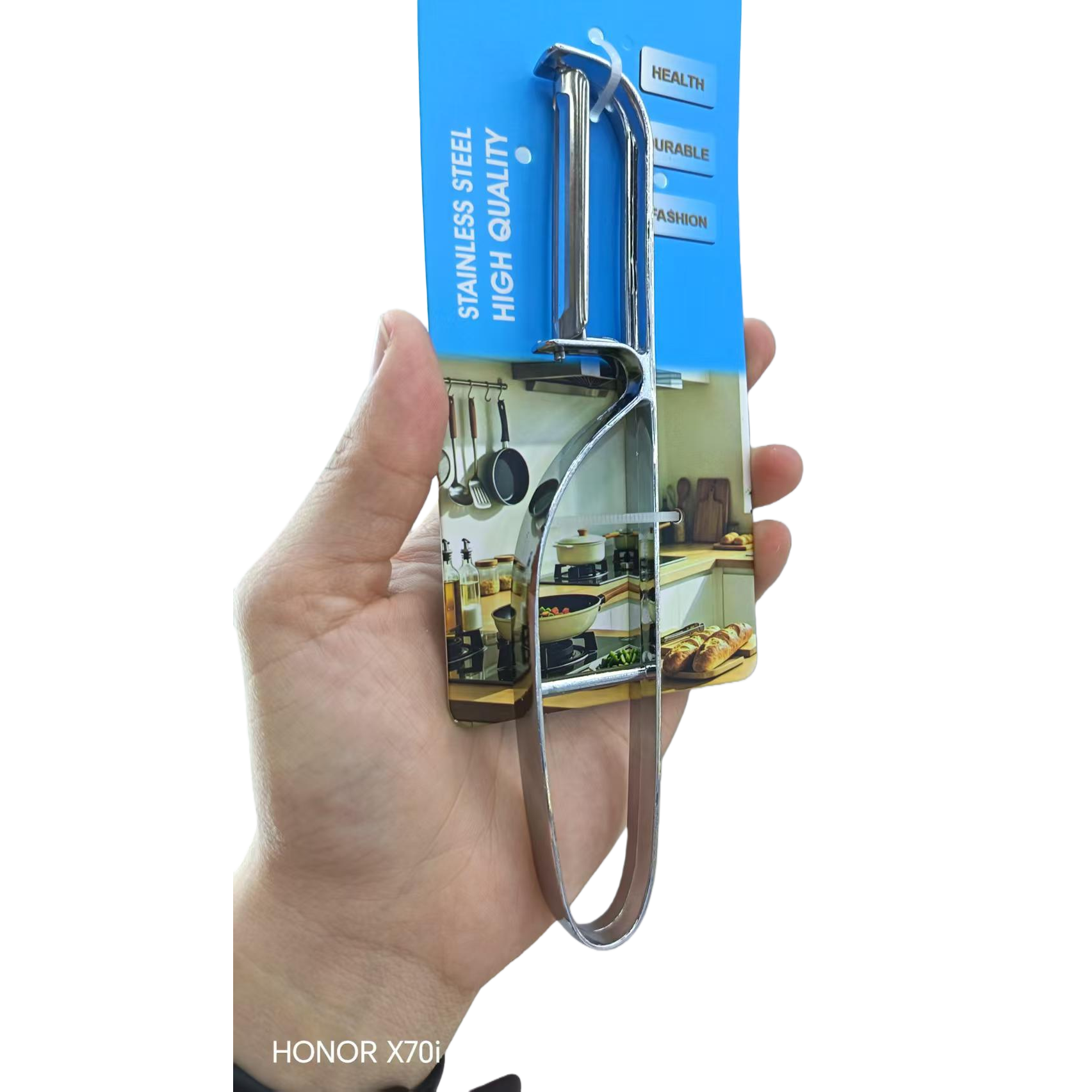 The stainless steel multi-functional peeler is a practical and convenient tool for peeling kitchen fruits and vegetables details Picture