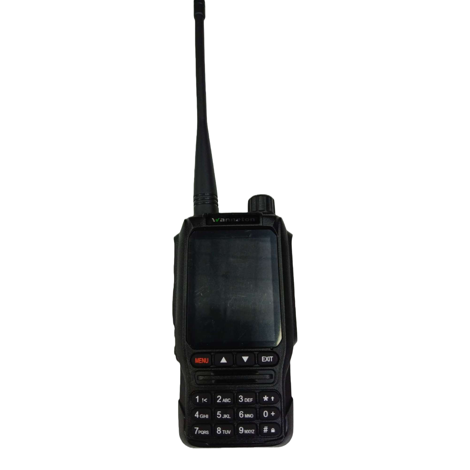 The black walkie-talkie with a metal body has a strong signal and can be used for long-distance communication both indoors and outdoors Item Picture