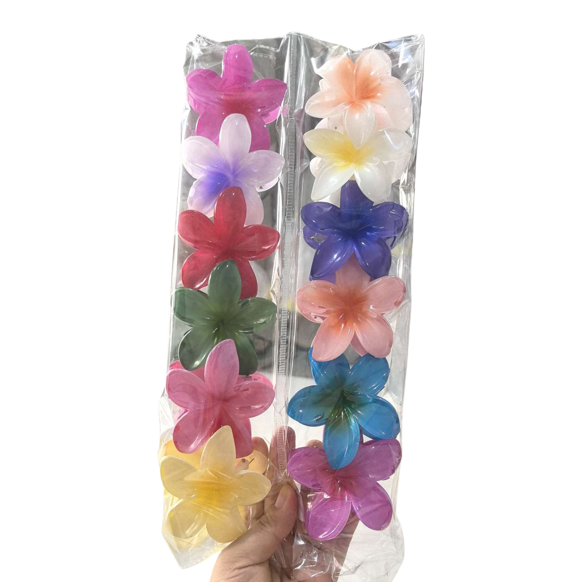 Colorful flower hair clips, cute headwear for girls, sweet and refreshing forest-style hair clips Item Picture