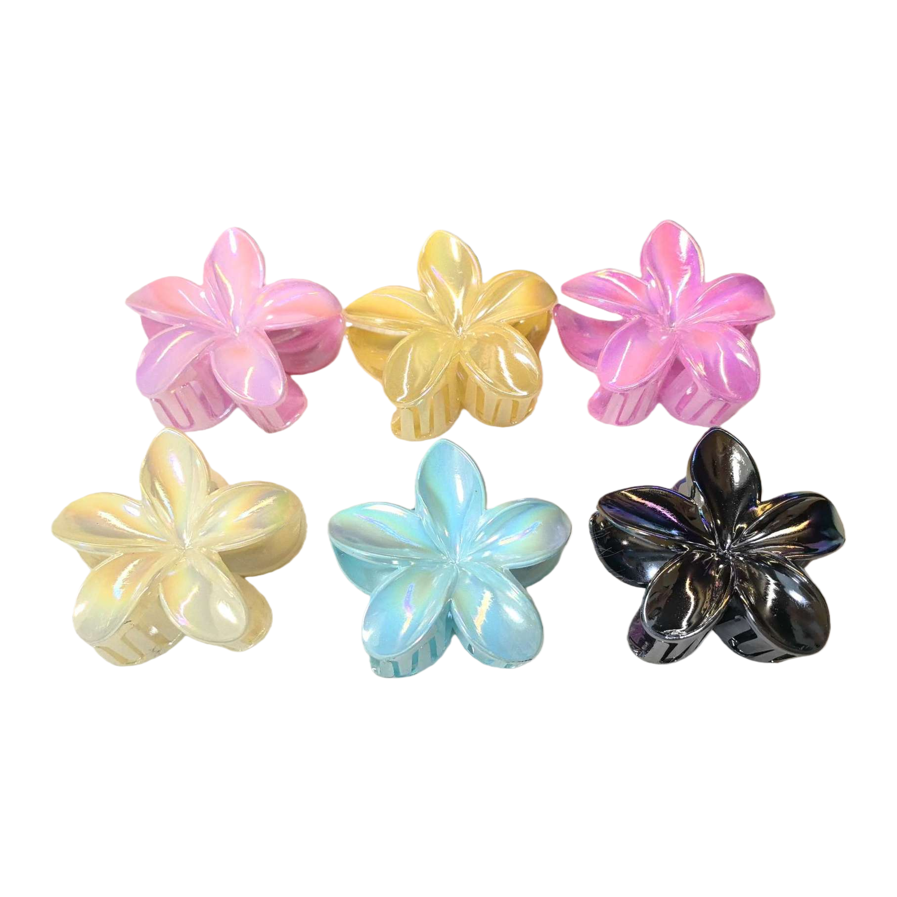 Colorful flower-shaped hairpins, cute headwear for girls, sweet and refreshing forest-themed Item Picture