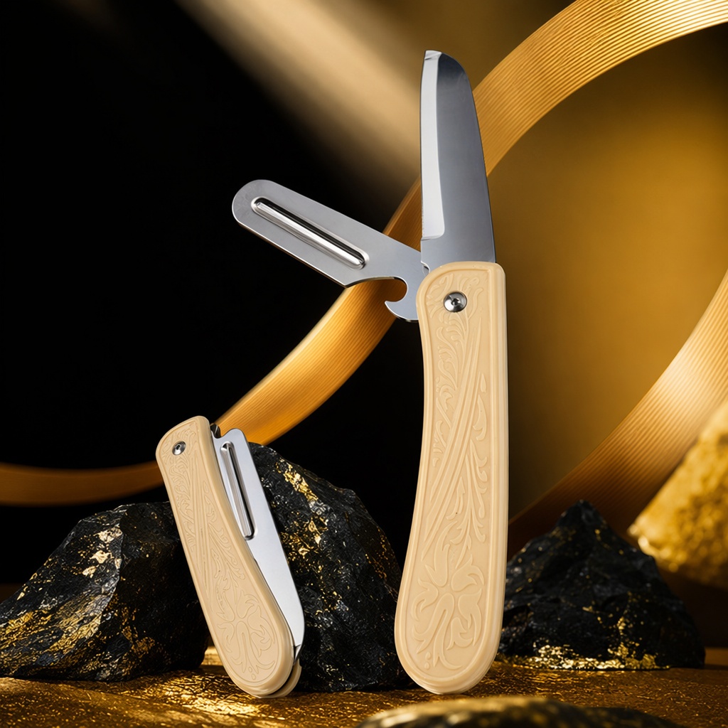 A multi-functional portable stainless steel folding knife for hardware tools Application Scenario