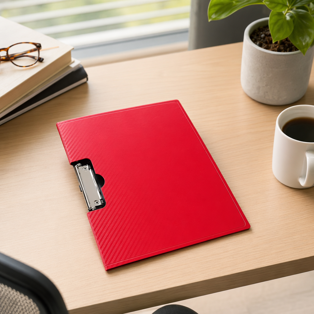 Red office plywood, thickened hard document organization plywood details Picture