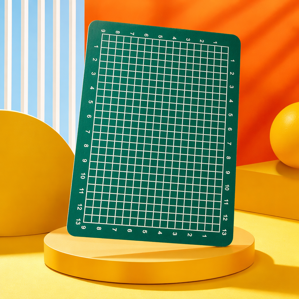 Green grid pad desk, anti-slip desktop for office use, and storage and organization pad Specification image