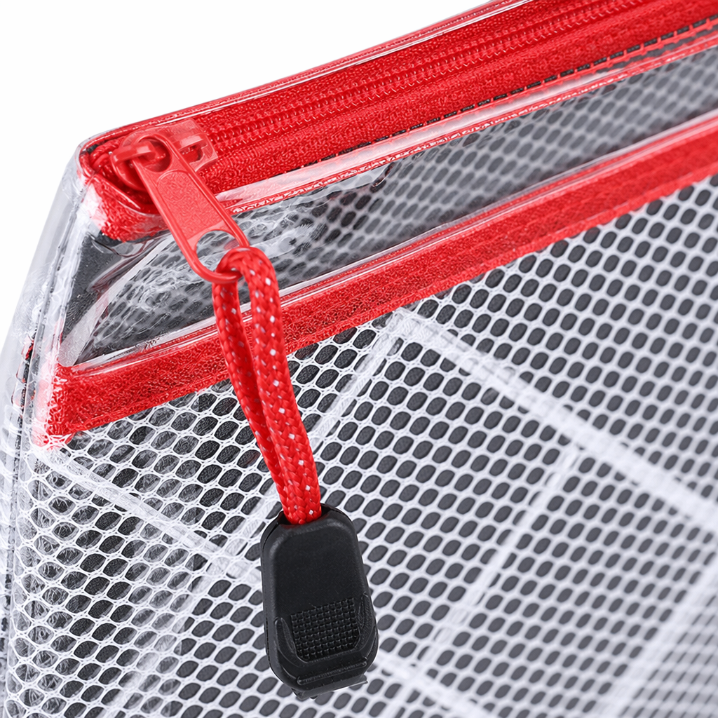 The transparent grid zipper bag, self-standing storage bag, is dust-proof, moisture-proof and reusable Application Scenario