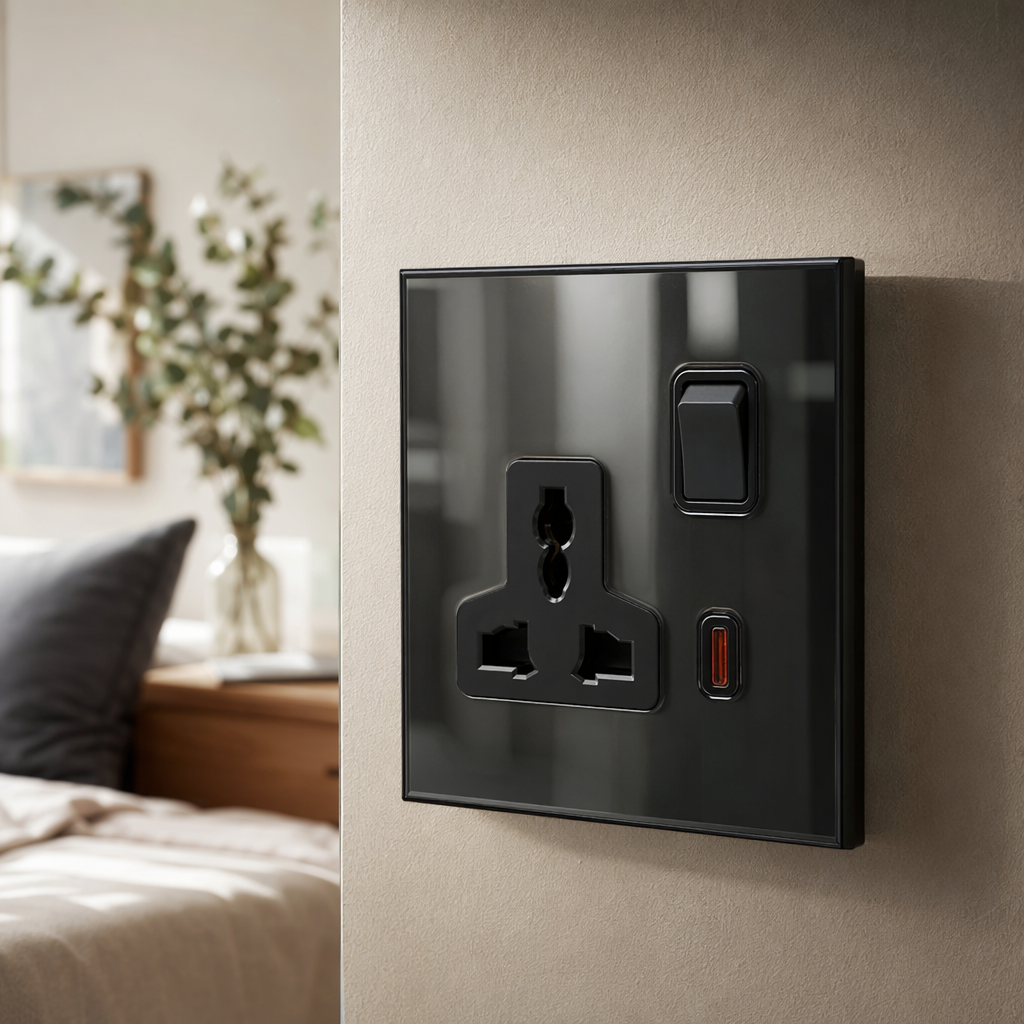 S15 espejo 13A multifuncional wall zócalo home office universal wall switch outlet especial para details Picture