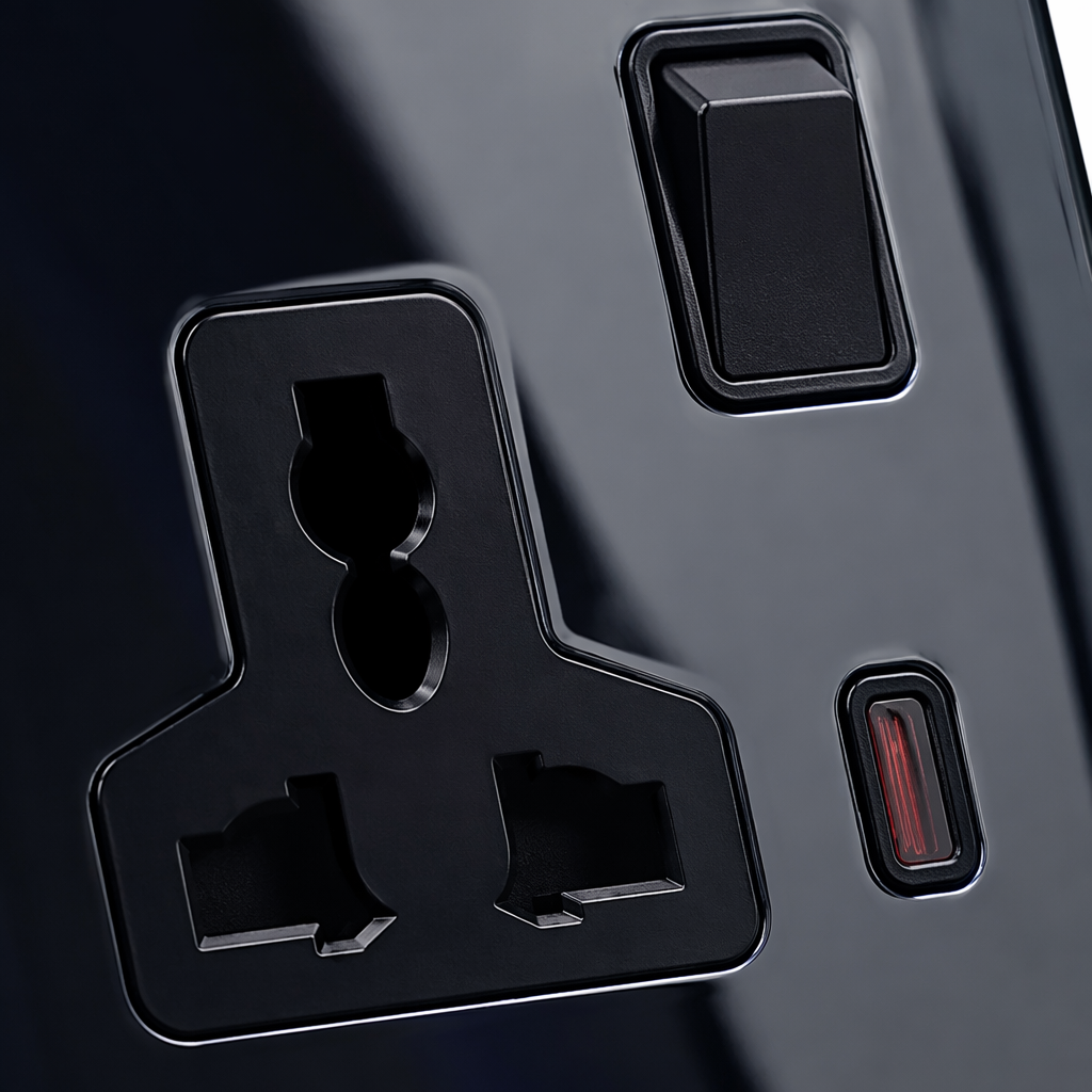 S15 espejo 13A multifuncional wall zócalo home office universal wall switch outlet especial para Application Scenario