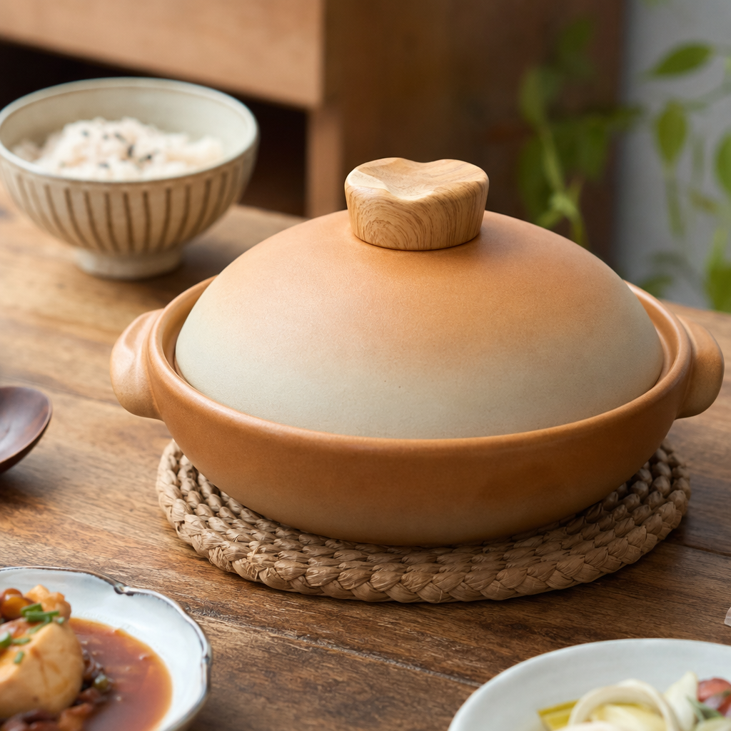 Brown clay POTS, household stew POTS, soup POTS, high-temperature resistant ceramic POTS, kitchen cookware details Picture