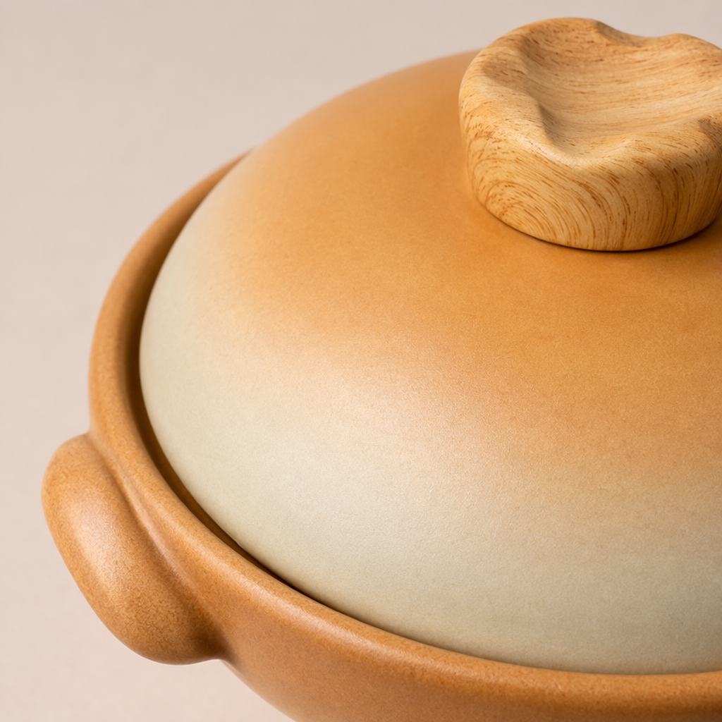 Brown clay POTS, household stew POTS, soup POTS, high-temperature resistant ceramic POTS, kitchen cookware Application Scenario