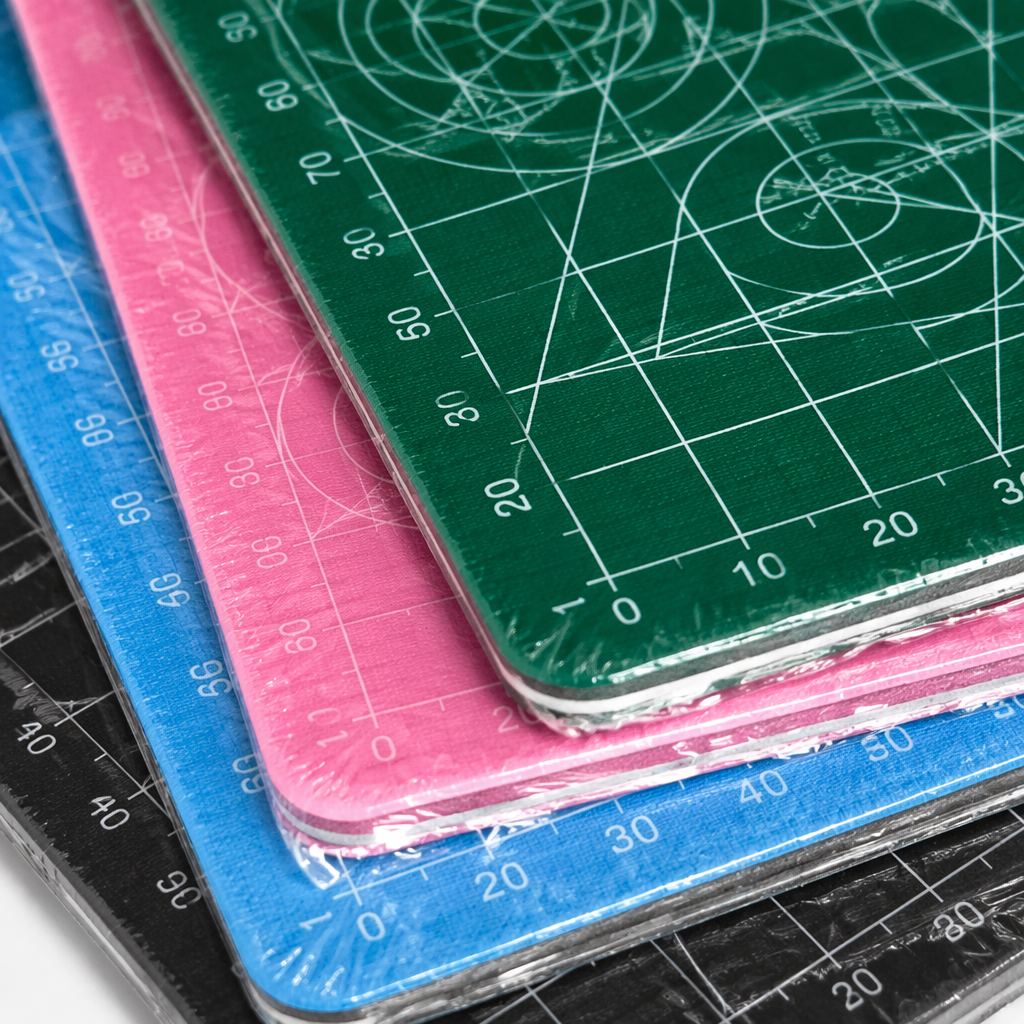 Colored grid cutting pad, professional cutting pad, PVC material, anti-slip and wear-resistant Application Scenario