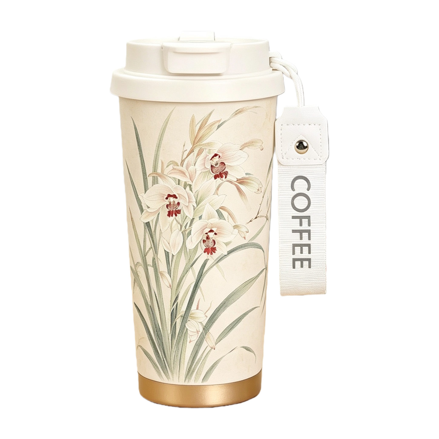 غطاء أبيض، قاعدة ذهبية Item Picture