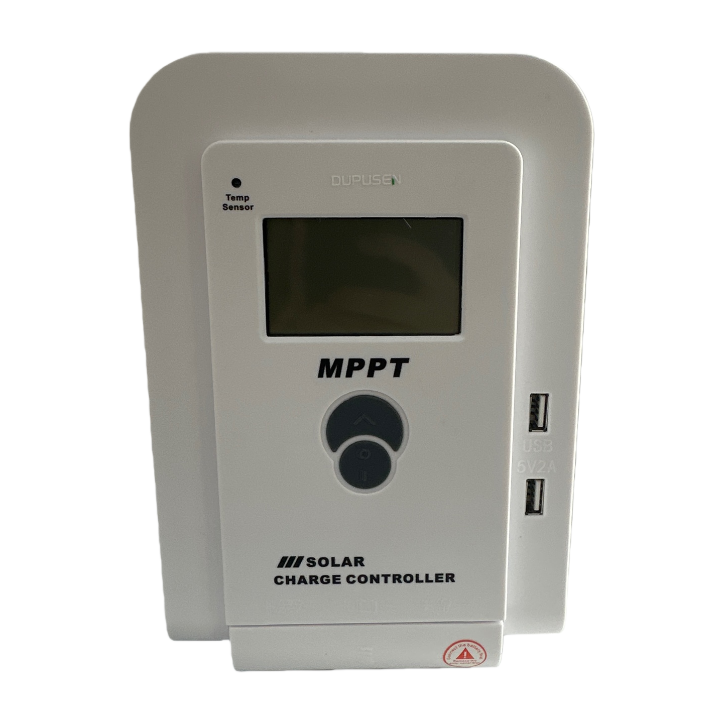 The white MPPT solar charging controller is a dedicated intelligent charging and discharging control system for photovoltaic systems Item Picture
