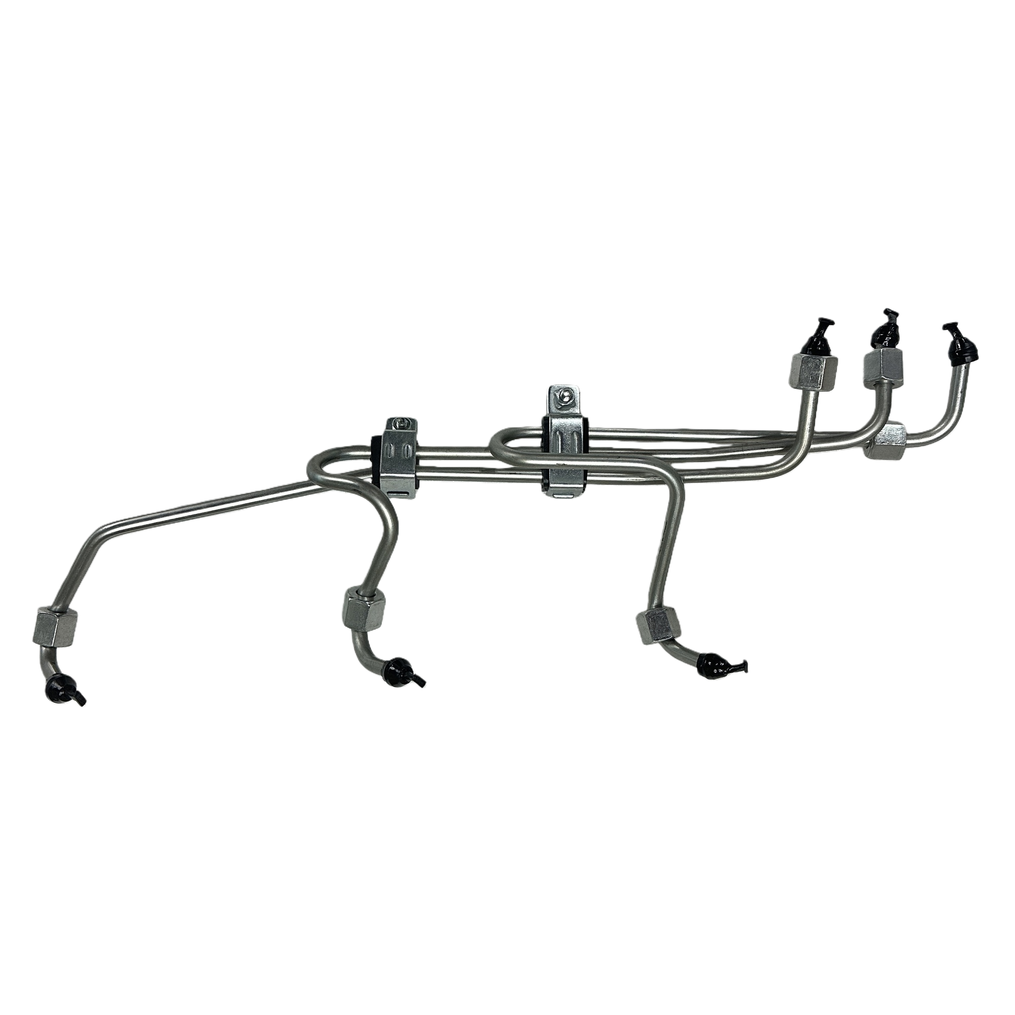 Silver metal oil pipe assembly, high-pressure resistant and corrosion-resistant Renault truck high-pressure oil pipe D5010550869 D5010550870 Item Picture
