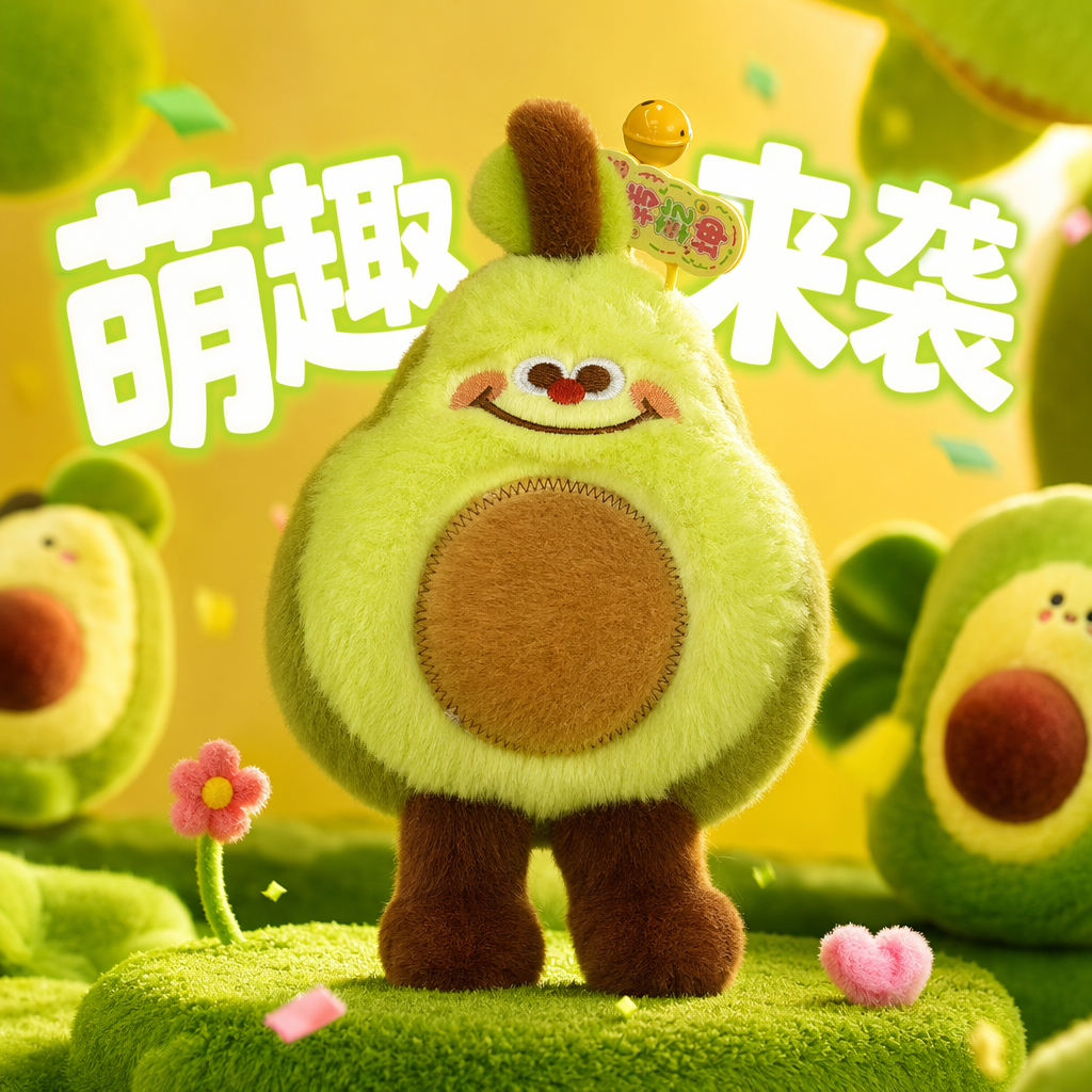 Green plush dolls, cute throw pillows, plush toys, fabric decorative home ornaments Specification image