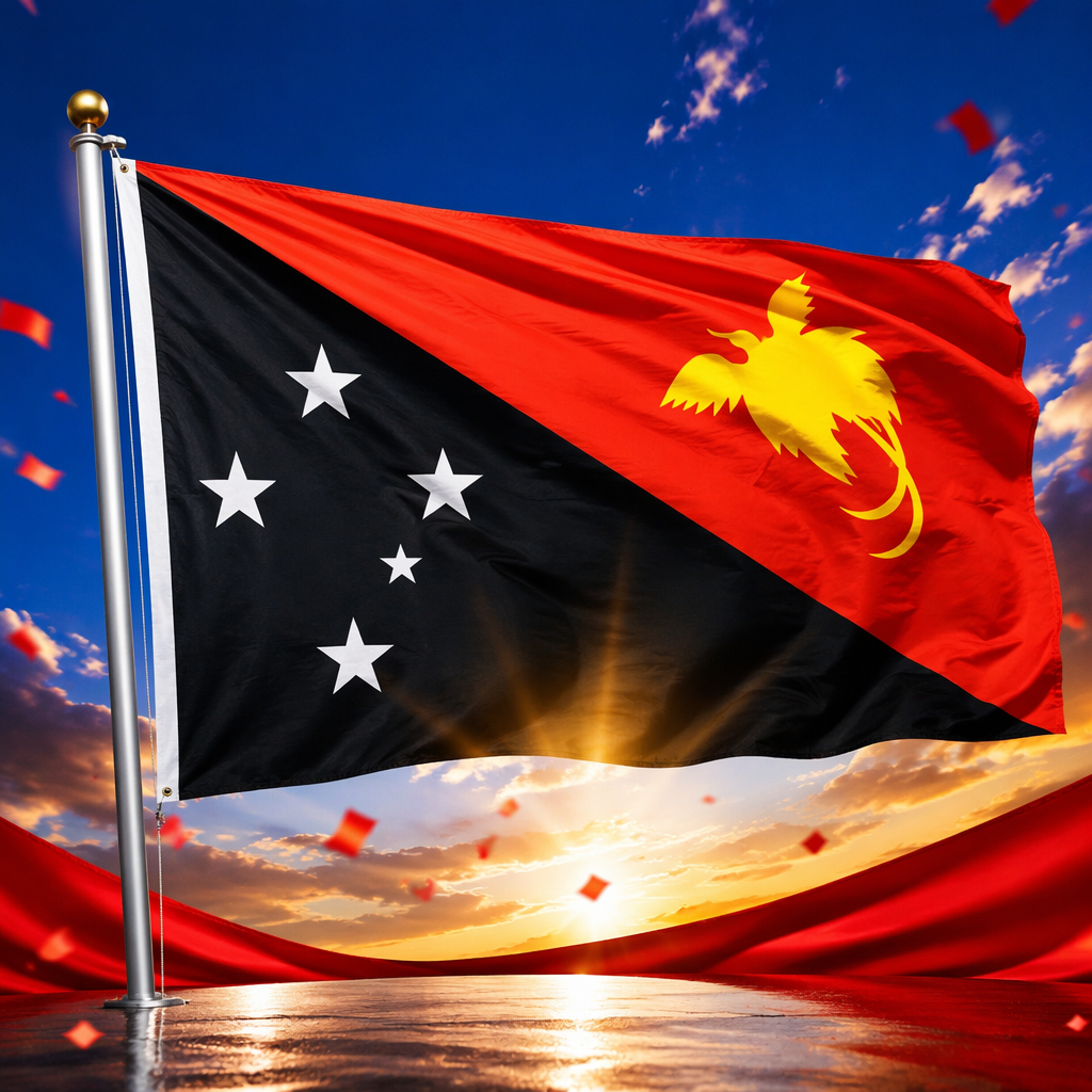 Red and black slanted flags, national flags, decorative flags, used for outdoor celebrations Specification image