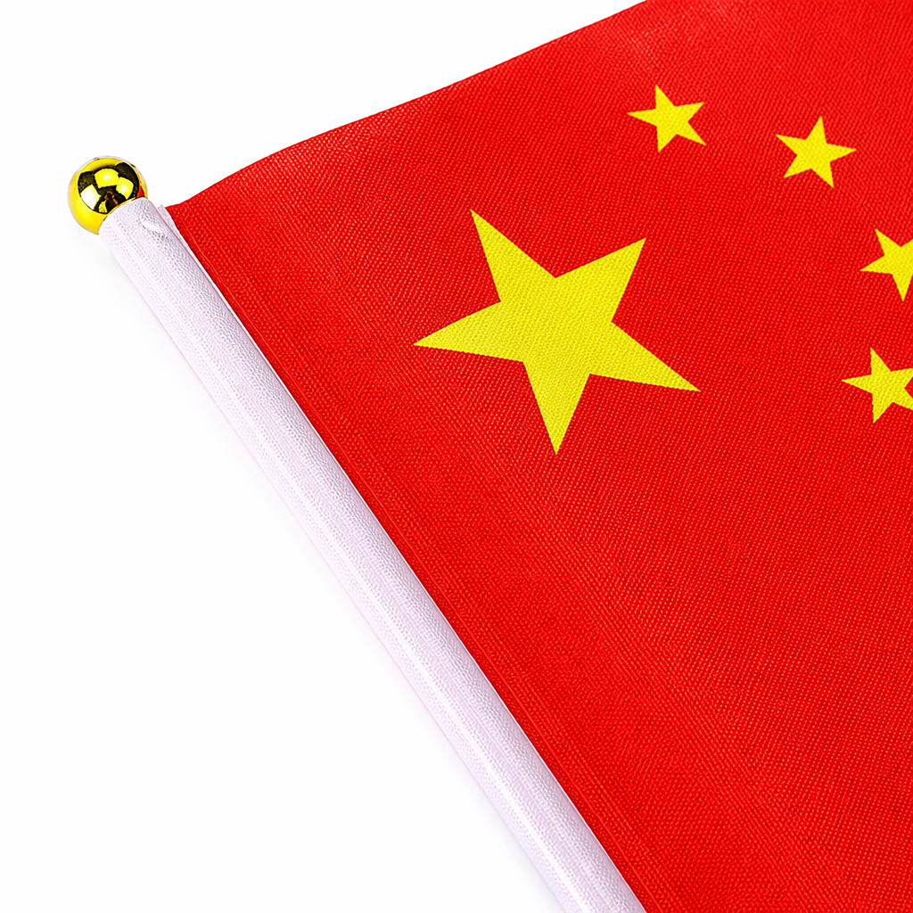 Red flags, decorative flags, celebration supplies, outdoor fluttering in the wind, with the theme of the national flag Application Scenario