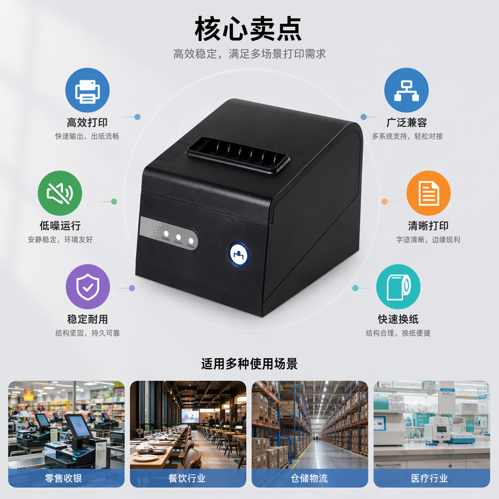 黑色激光打印机家用办公高速打印自动双面无线连接