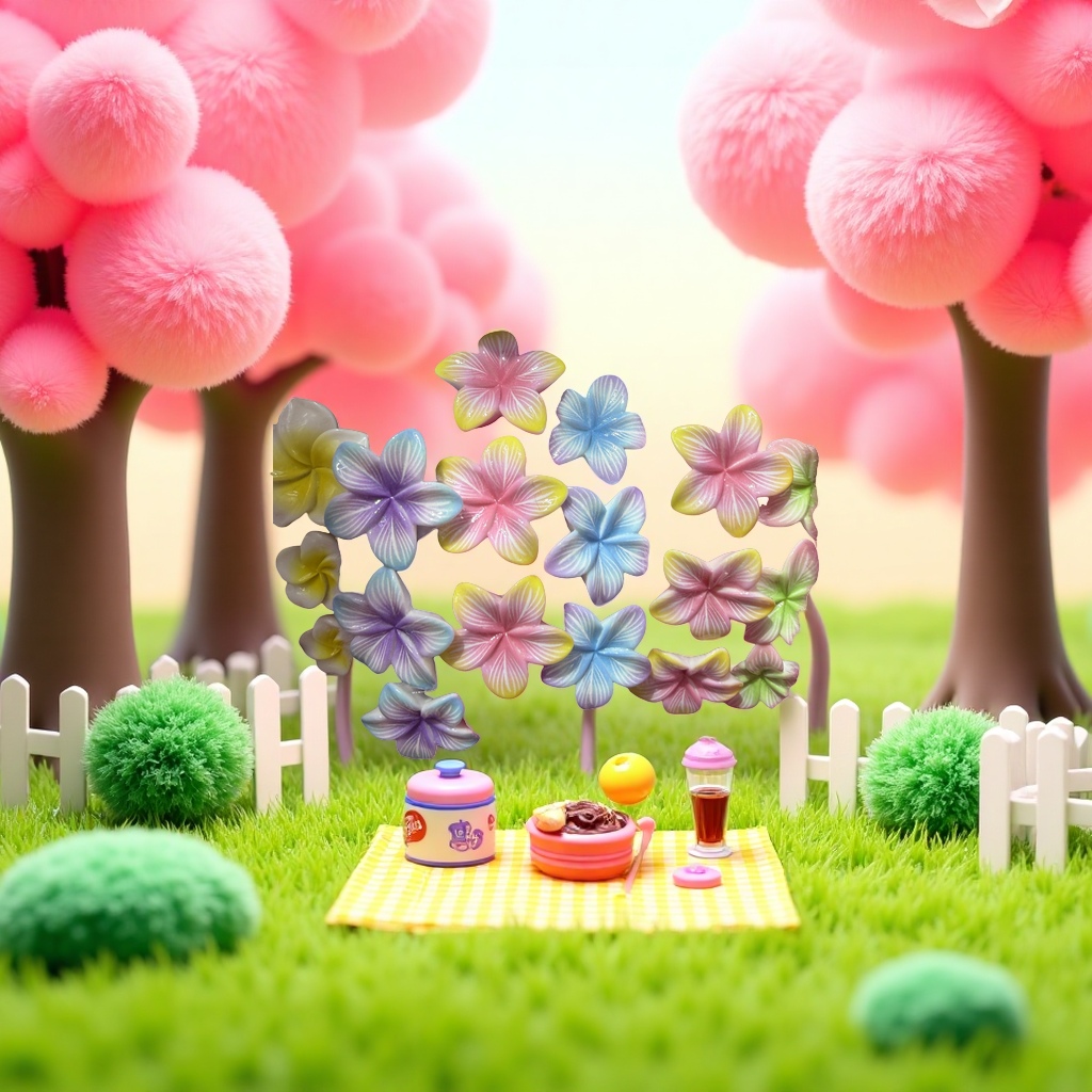 Colorful flower-decorated plush toys are cute and adorable fabric ornaments, making them an ideal choice for gifting